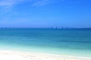 Irabu bridge and sea in Ishigaki Island