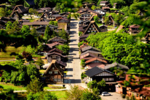 Main road in Shirakawago